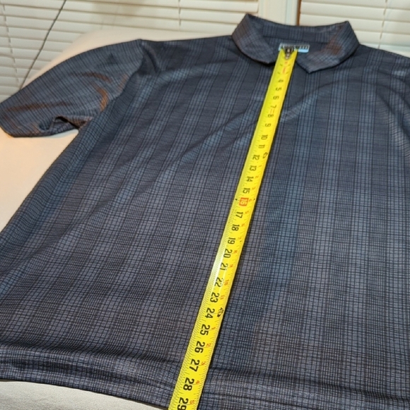 PGA Tour Blue Polo Shirt with Classic Style - Picture 6 of 11
